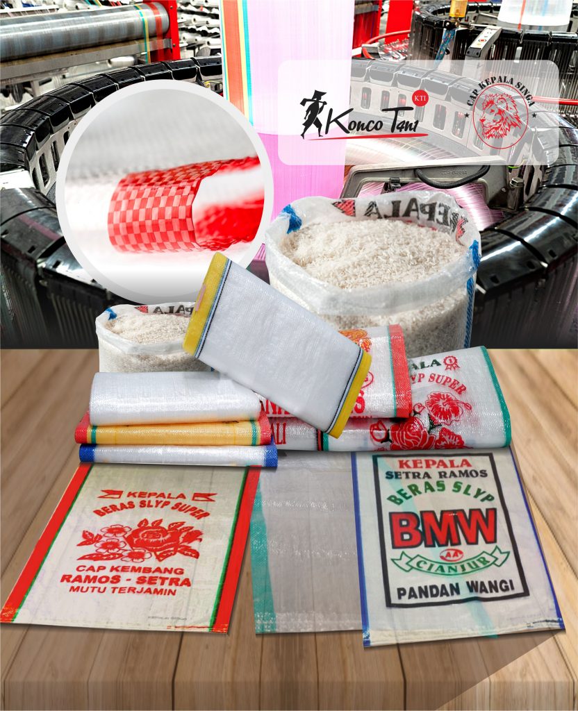 Karung Transparan Merk kepala Singa dan KTI